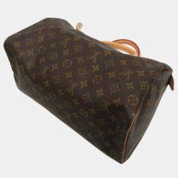 Louis Vuitton Brown Canvas Speedy Handbag