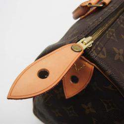 Louis Vuitton Brown Canvas Speedy Handbag