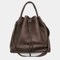 Louis Vuitton Brown  Haute Maroquinerie Chèvre Noe GM Shoulder Bag 