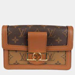 Louis Vuitton Monogram Reverse Canvas Dauphine Bumbag - '10s Brown Leather