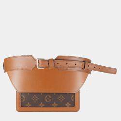 Louis Vuitton Monogram Reverse Canvas Dauphine Bumbag - '10s Brown Leather