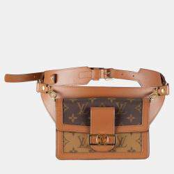 Louis Vuitton Monogram Reverse Canvas Dauphine Bumbag - '10s Brown Leather