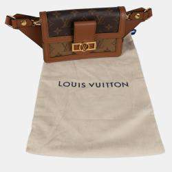 Louis Vuitton Monogram Reverse Canvas Dauphine Bumbag - '10s Brown Leather