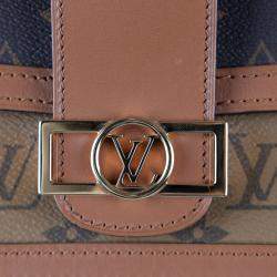 Louis Vuitton Monogram Reverse Canvas Dauphine Bumbag - '10s Brown Leather