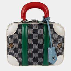 Pre Owned Louis Vuitton Mini Luggage Damier BB Handbag - '10s Multicolor Canvas