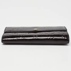 Louis Vuitton Bleu Infini Monogram Vernis Sarah Wallet