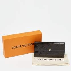 Louis Vuitton Bleu Infini Monogram Vernis Sarah Wallet