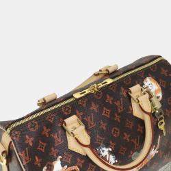 Louis Vuitton Canvas 30 Catogram Speedy Bandouliere Satchel