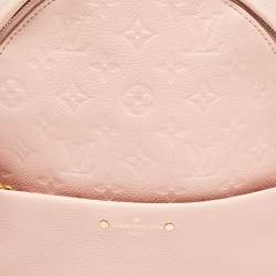 Pre Owned Louis Vuitton Rose Poudre Monogram Empreinte Leather Sorbonne Backpack