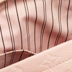 Pre Owned Louis Vuitton Rose Poudre Monogram Empreinte Leather Sorbonne Backpack