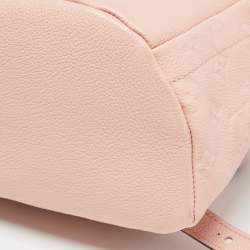 Pre Owned Louis Vuitton Rose Poudre Monogram Empreinte Leather Sorbonne Backpack