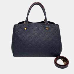 Louis Vuitton Marine Rouge Monogram Empreinte Leather Montaigne BB Bag