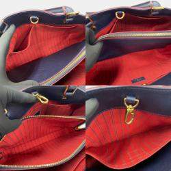 Louis Vuitton Marine Rouge Monogram Empreinte Leather Montaigne BB Bag