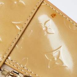 Pre Owned Louis Vuitton Beige Monogram Vernis Tompkins Square Bag