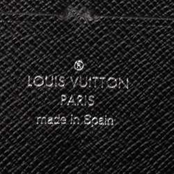 Louis Vuitton Black Epi Electric Leather Zippy Wallet