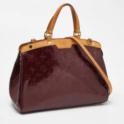 مملوكة مسبقًا Louis Vuitton Amarante Monogram Vernis Brea MM Bag