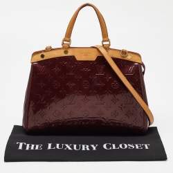 مملوكة مسبقًا Louis Vuitton Amarante Monogram Vernis Brea MM Bag