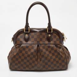 Pre Owned Louis Vuitton Damier Ebene Canvas Trevi PM Bag