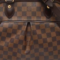 Pre Owned Louis Vuitton Damier Ebene Canvas Trevi PM Bag