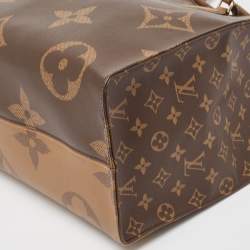 Pre Owned Louis Vuitton Monogram Reverse Giant Canvas OnTheGo GM Bag