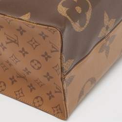 Pre Owned Louis Vuitton Monogram Reverse Giant Canvas OnTheGo GM Bag