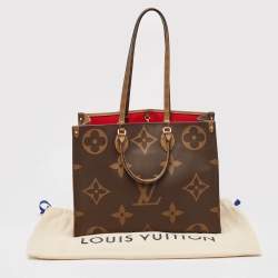 Pre Owned Louis Vuitton Monogram Reverse Giant Canvas OnTheGo GM Bag