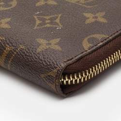 Louis Vuitton Monogram Canvas Zippy Compact Wallet