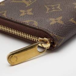 Louis Vuitton Monogram Canvas Zippy Compact Wallet