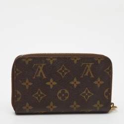 Louis Vuitton Monogram Canvas Zippy Compact Wallet