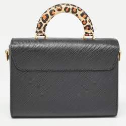 Pre Owned Louis Vuitton Black Epi Leather Wild at Heart Twist MM Bag