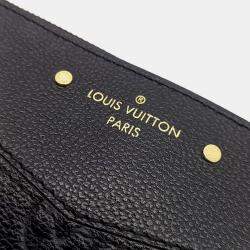 Pre Owned Louis Vuitton Black Monogram Empriente Leather Daily Clutch Bag
