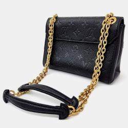 Pre Owned Louis Vuitton Black Monogram Empriente Leather Vavin BB Shoulder Bag