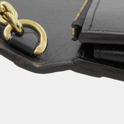 Louis Vuitton Black Veau Satin Monogram MM Twist Shoulder Bag 