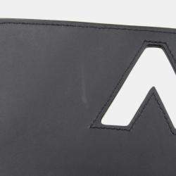 Louis Vuitton Black Veau Satin Monogram MM Twist Shoulder Bag 