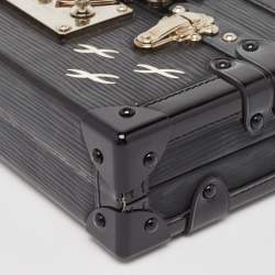 Pre Owned Louis Vuitton Black Epi Leather Petite Malle Clutch Bag