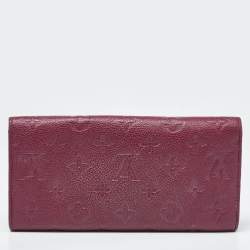 Louis Vuitton Aurore Monogram Empreinte Leather Curieuse Wallet