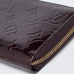 Louis Vuitton Amarante Monogram Vernis Zippy Wallet