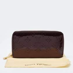 Louis Vuitton Amarante Monogram Vernis Zippy Wallet
