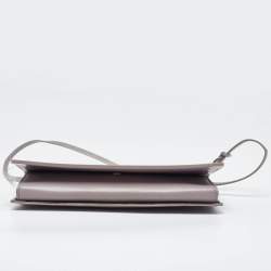 Pre Owned Louis Vuitton Lilac Epi Leather Honfleur Clutch Bag