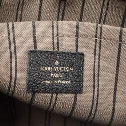 مملوكة مسبقًا حقيبة لوي فيتون مونتين جلد إمبرينت أسود مونوغرامي