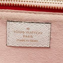 Pre Owned Louis Vuitton Multicolor Monogram Canvas Double Zip Pochette