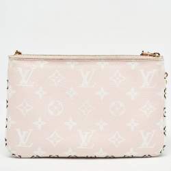 Pre Owned Louis Vuitton Multicolor Monogram Canvas Double Zip Pochette
