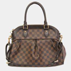 Louis Vuitton Brown Damier Ebene Trevi PM Satchel Bag