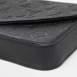 Pre Owned حقيبة صغيرة لوي فيتون فيليس جلد إيمبرتين مونوغرامي أحمر داكن