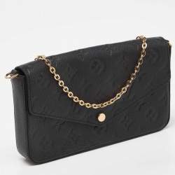 Pre Owned حقيبة صغيرة لوي فيتون فيليس جلد إيمبرتين مونوغرامي أحمر داكن