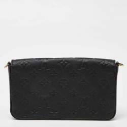 Pre Owned حقيبة صغيرة لوي فيتون فيليس جلد إيمبرتين مونوغرامي أحمر داكن