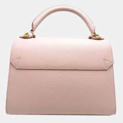 Louis Vuitton Pink Leather MM Twist One Handle MM Bag