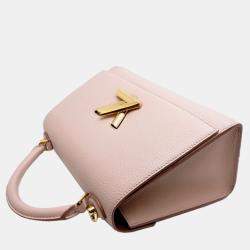 Louis Vuitton Pink Leather MM Twist One Handle MM Bag