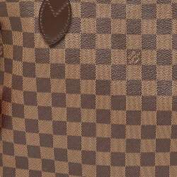 Pre Owned Louis Vuitton Damier Ebene Canvas Neverfull MM Bag