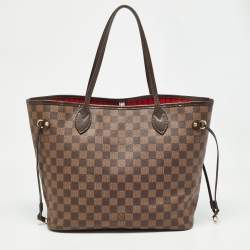 Pre Owned Louis Vuitton Damier Ebene Canvas Neverfull MM Bag